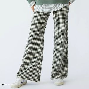 Free People Plaid Jules Pant